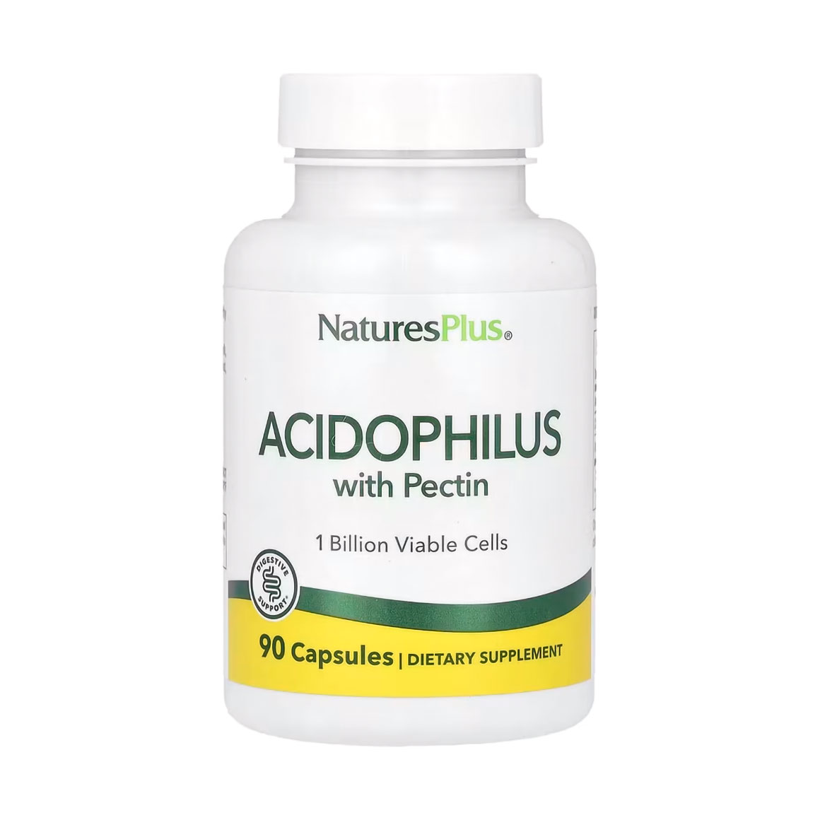 Ацидофільні бактерії з пектином NaturesPlus Acidophilus With Pectin, 90 капсул