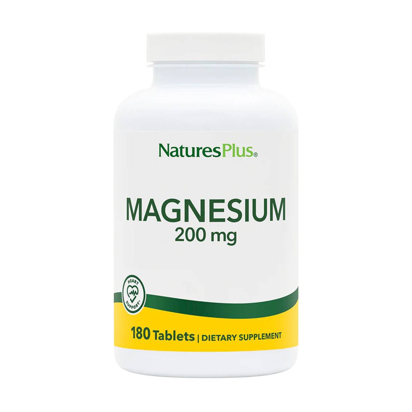 Магній NaturesPlus Magnesium 200 мг, 180 таблеток